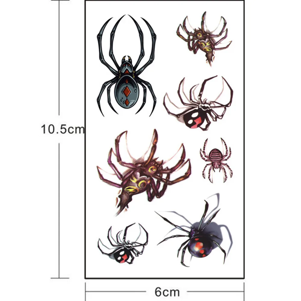 DD 5 PCS Waterproof Spider Temporary Tattoos 3D Flower Fake Tattoos Sticker 
DD 5 PCS Waterproof Spider Temporary Tattoos 3D Flower Fake Tattoos Sticker