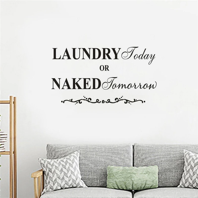 Wall Decal Laundry Room Lettering Wall Sticker Laundry Store Wall Poster Wall Mural Laundry Room Decoration AY1324
Wall Decal Laundry Room Lettering Wall Sticker Laundry Store Wall Poster Wall Mural Laundry Room Decoration AY1324