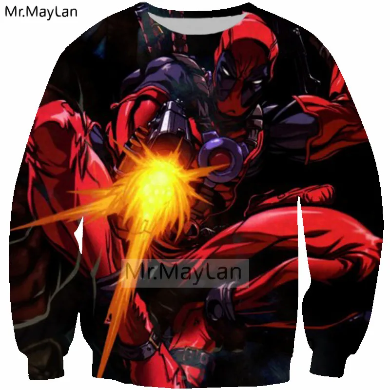 Movie Superhero Deadpool 3D Print Sweatshirts Men/Women Hip Hop Pullover Hoodies Boys Cool Streetwear Coat sudaderas para hombre
Movie Superhero Deadpool 3D Print Sweatshirts Men/Women Hip Hop Pullover Hoodies Boys Cool Streetwear Coat sudaderas para hombre
