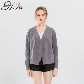H.SA New Autumn Winter Short Sweater Cardigans Women V neck Single Breasted Short Femininos Casual Slim Poncho Cashmere cardigan
H.SA New Autumn Winter Short Sweater Cardigans Women V neck Single Breasted Short Femininos Casual Slim Poncho Cashmere cardigan