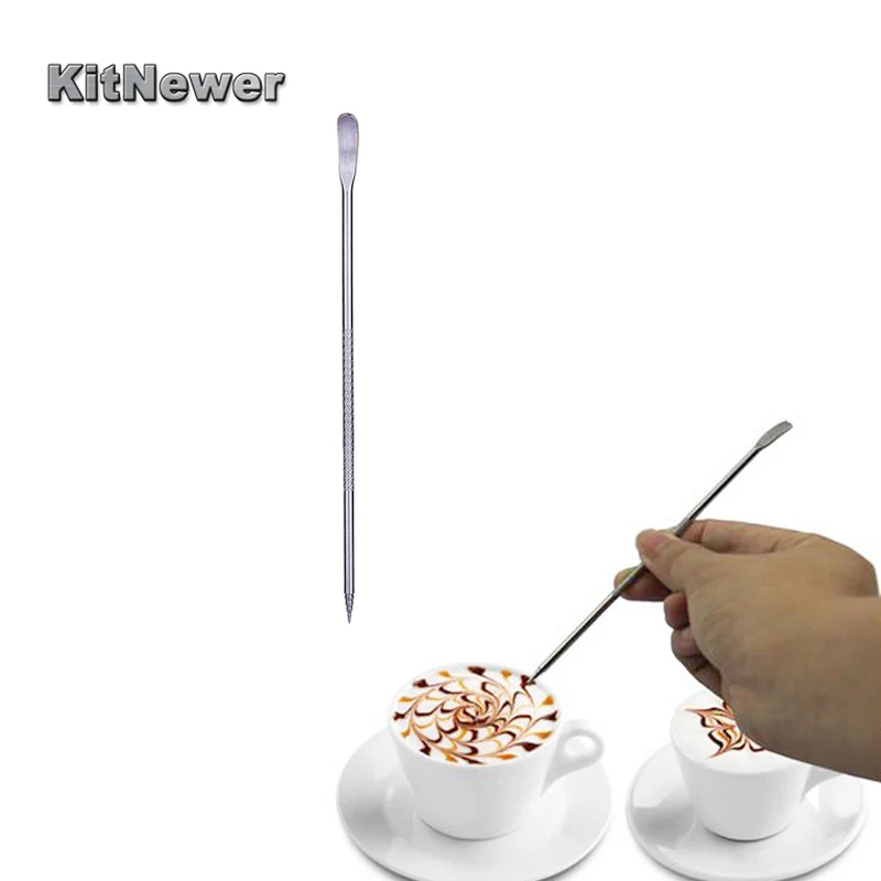Acier Inoxydable Cappuccino Espresso Café Latte Décoration Art Pen Craft