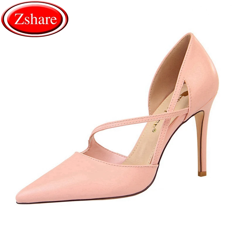 New Arrival Hollow High Heels Shoes Women Thin Heels Pumps Fashion Narrow Band Pointed Toe Sexy Party Ladies Shoes for Office
New Arrival Hollow High Heels Shoes Women Thin Heels Pumps Fashion Narrow Band Pointed Toe Sexy Party Ladies Shoes for Office