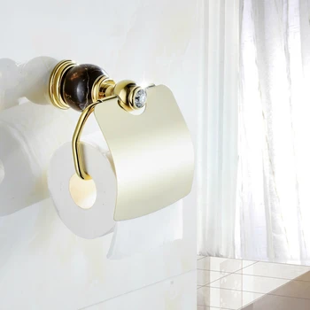 Vintage Jade Solid Brass Polished Toilet Paper Holder European Golden Roll Holder Paper Box Wall Mount Bathroom Products Ar6
Vintage Jade Solid Brass Polished Toilet Paper Holder European Golden Roll Holder Paper Box Wall Mount Bathroom Products Ar6