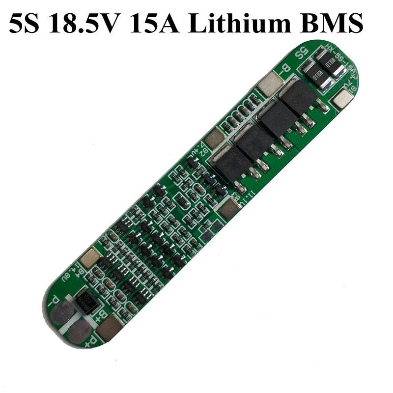2pcs 5S 18.5V 15A Li-ion Lithium Battery Protection Board 21V BMS 18650 Charger Protection Board 18V 21V Cell Protection Circuit
2pcs 5S 18.5V 15A Li-ion Lithium Battery Protection Board 21V BMS 18650 Charger Protection Board 18V 21V Cell Protection Circuit