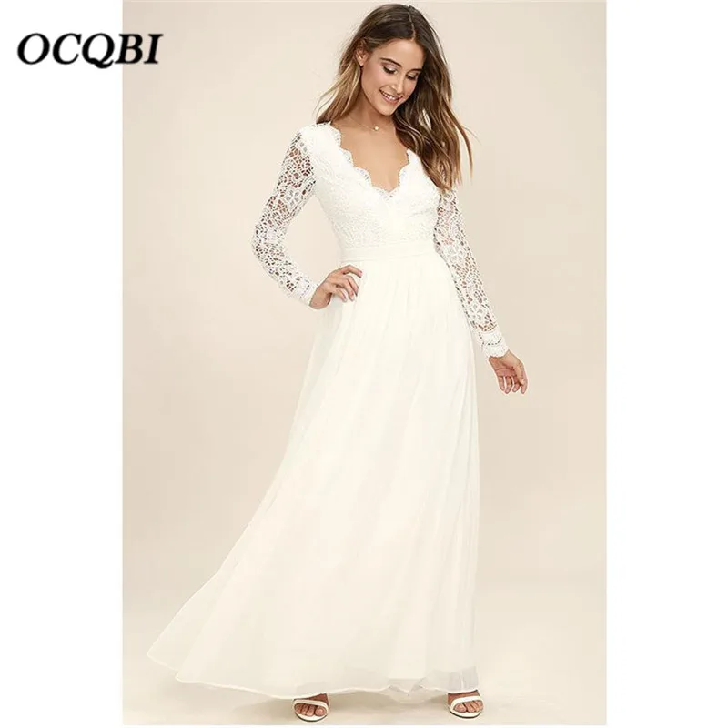 2018 Women Autumn Dresses Sexy Lace Vintage Dress Casual Elegant Backless Party Night White Dresses
2018 Women Autumn Dresses Sexy Lace Vintage Dress Casual Elegant Backless Party Night White Dresses
