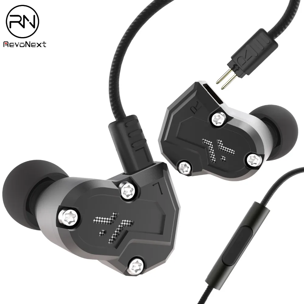 RevoNext QT3 HiFi Hybrid Earphones Wired Dynamic Armature Earbuds HiFi Bass Headset Noise Isolating In-Ear Earphone With Mic
RevoNext QT3 HiFi Hybrid Earphones Wired Dynamic Armature Earbuds HiFi Bass Headset Noise Isolating In-Ear Earphone With Mic