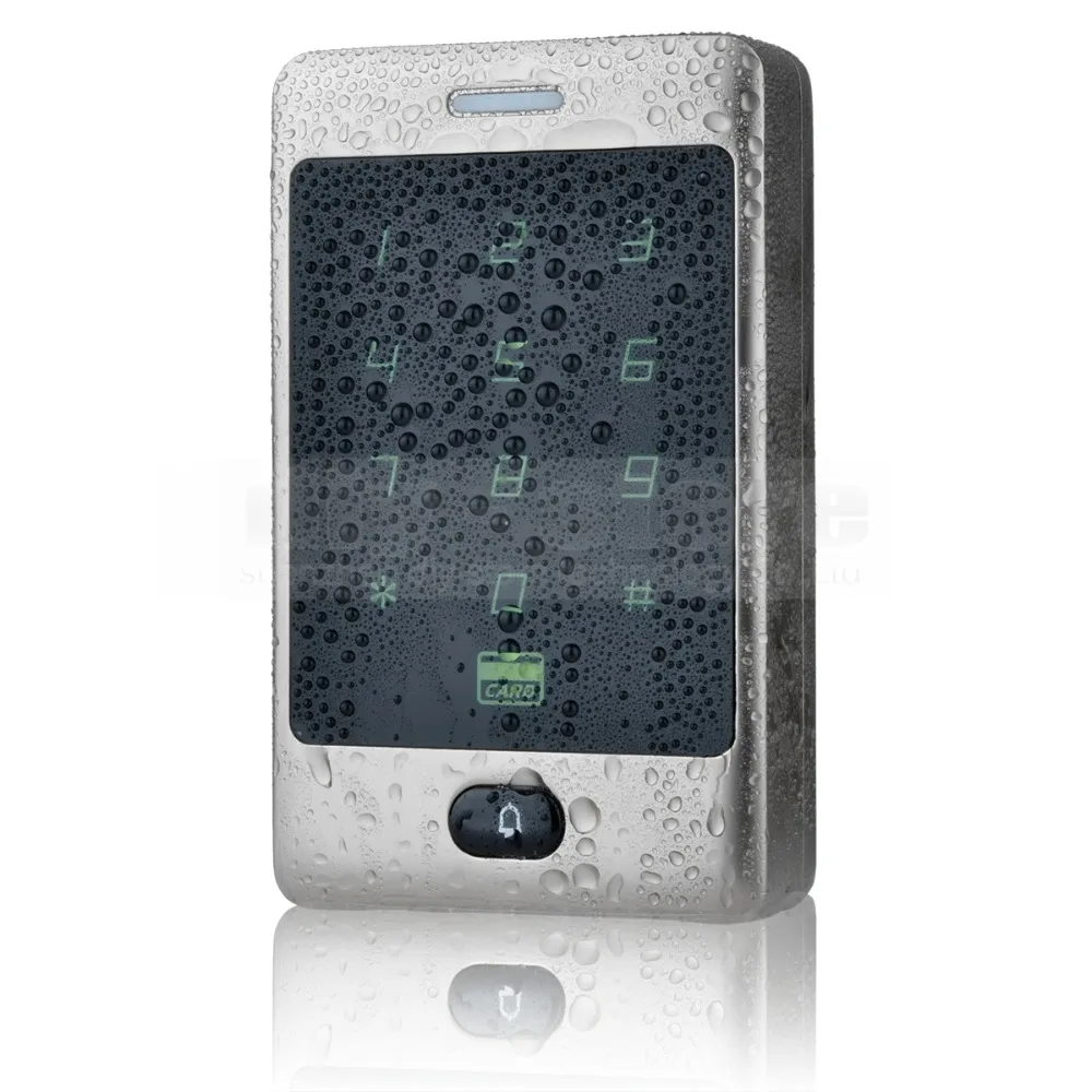 DIYSECUR Waterproof 125KHz RFID Card Reader Touch Panel Metal Case Password Keypad For Access Control System Kit | Безопасность и