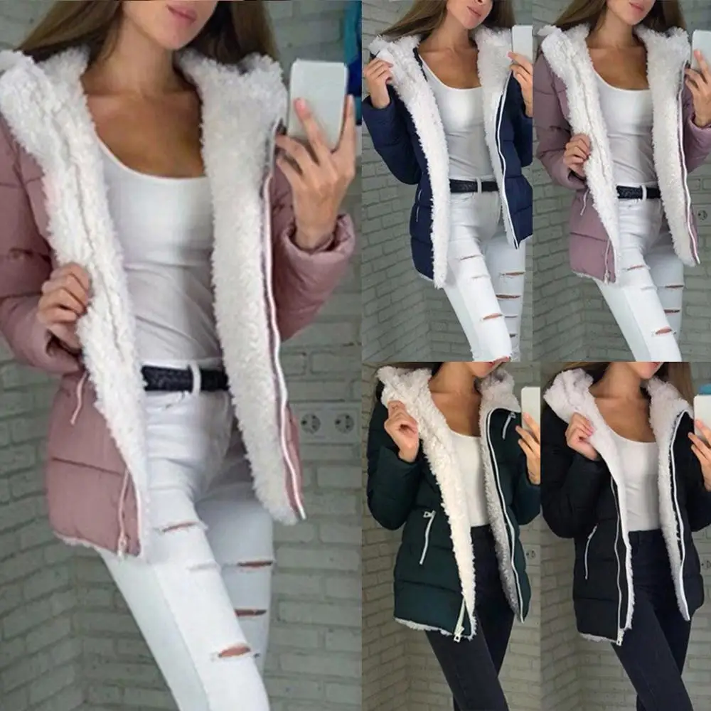 2019 New Women Winter Thicken Coats Fashion Long Sleeve Warm Jacket Outerwear Zipper Coat Plus Size Casaco Feminino
2019 New Women Winter Thicken Coats Fashion Long Sleeve Warm Jacket Outerwear Zipper Coat Plus Size Casaco Feminino