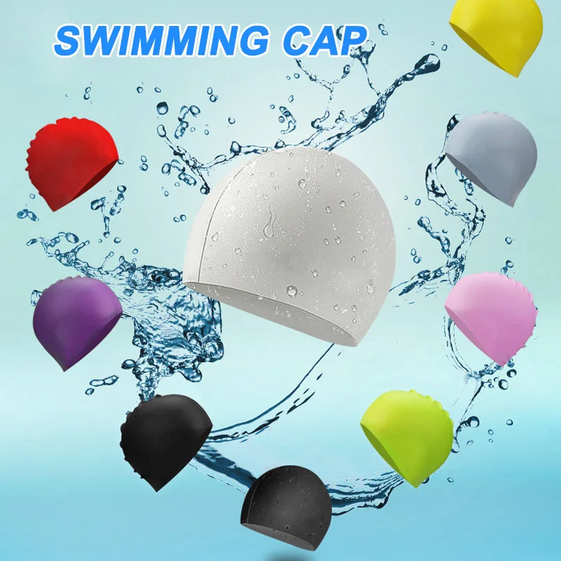 High Elastic Swimming Caps Adult Waterproof Stretchable Comfortable Ears Protection Long Hair Summer Swiming Pool Bathing Hat
High Elastic Swimming Caps Adult Waterproof Stretchable Comfortable Ears Protection Long Hair Summer Swiming Pool Bathing Hat