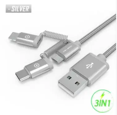 3 In 1 usb type c qc 3.0 Multi Charger Charging Cable For iPhone samsung galaxy power bank Xiaomi honor huawei Cord smartphone
3 In 1 usb type c qc 3.0 Multi Charger Charging Cable For iPhone samsung galaxy power bank Xiaomi honor huawei Cord smartphone