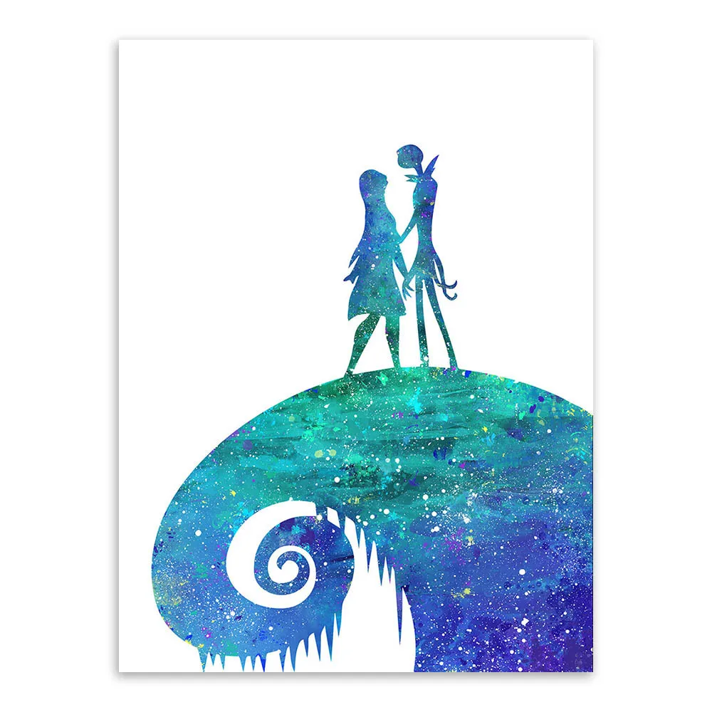 Chirstmas Eve Watercolor Painting Nightmare Before Christmas Love Garden Decoration Wall Pictures for Living Room Canvas Art
Chirstmas Eve Watercolor Painting Nightmare Before Christmas Love Garden Decoration Wall Pictures for Living Room Canvas Art