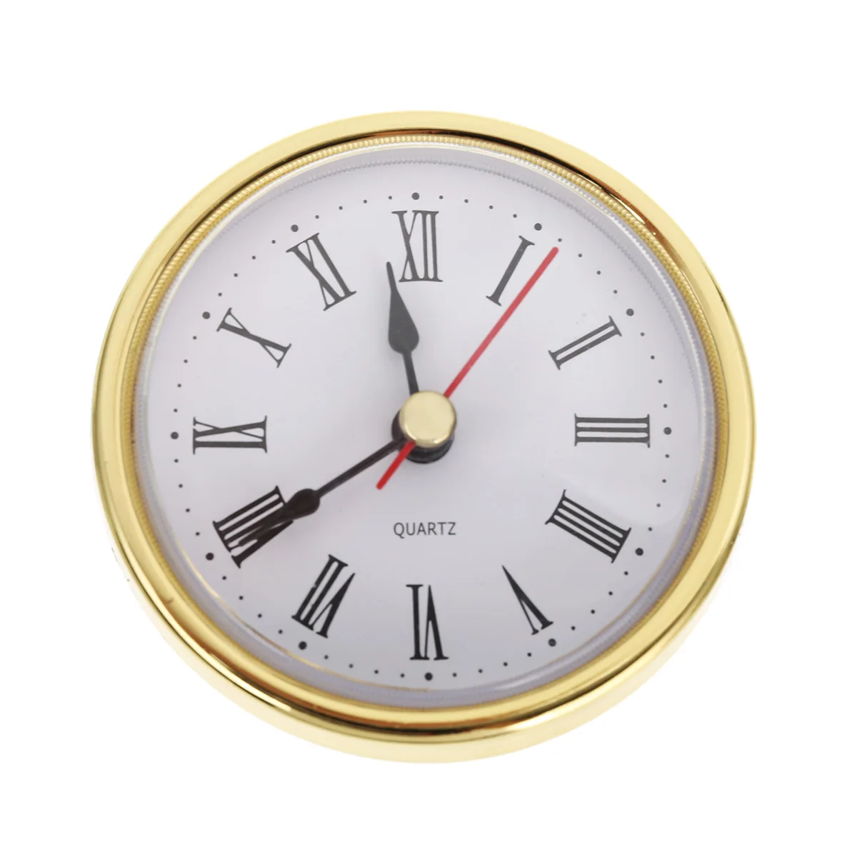 Mayitr Round Wall Clock Head 2-1/2" (65mm) DIY Clock Quartz Movement Insert Roman Numeral Tools Accessories