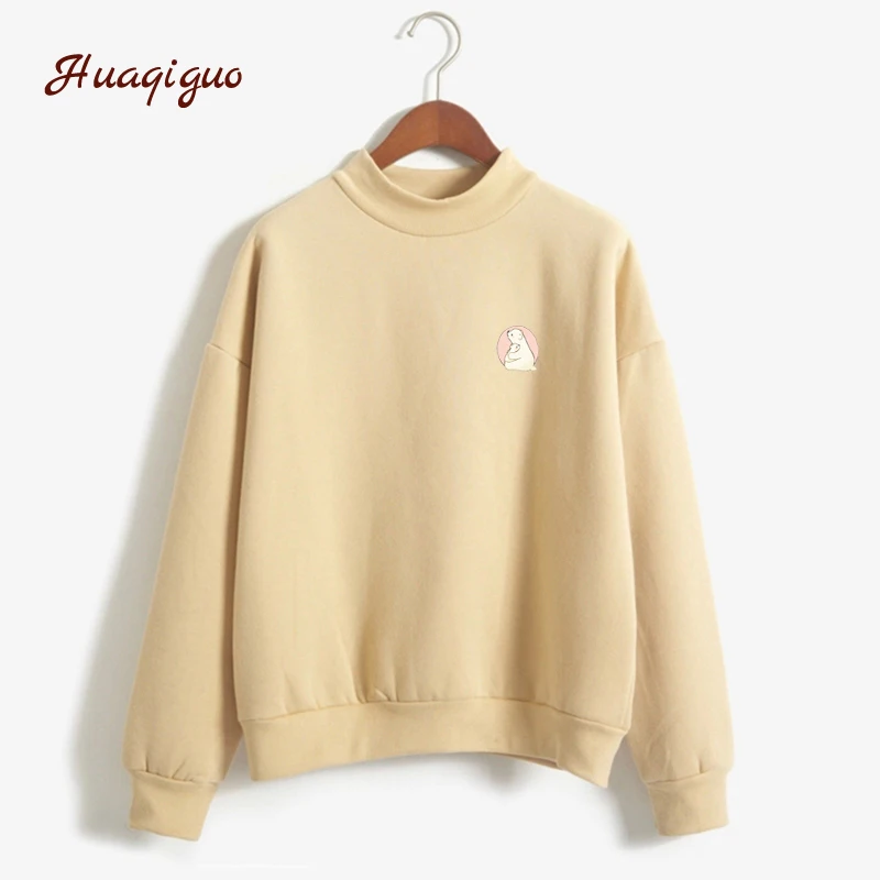 New Women Hoodies College Wind Autumn Winter Fleece Lovely Cute Printed Sweatshirt Girls Long-sleeve Turtle Neck Jumper
New Women Hoodies College Wind Autumn Winter Fleece Lovely Cute Printed Sweatshirt Girls Long-sleeve Turtle Neck Jumper