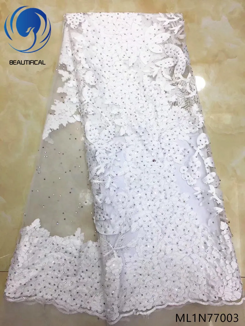 Beautifical White french lace fabrics for wedding Fashion Laser Cutting Jacquard fabric with stones net lace fabric ML1N770
Beautifical White french lace fabrics for wedding Fashion Laser Cutting Jacquard fabric with stones net lace fabric ML1N770