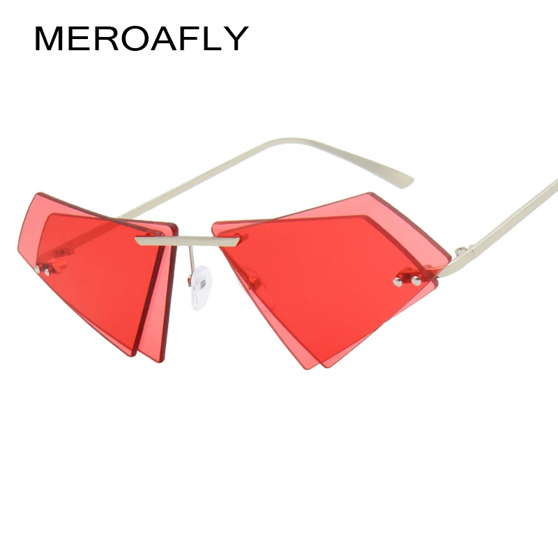 MEROAFLY Unique Rimless Women Sunglasses Fashion Double Lens Cat Eye Men Red Clear Lens Sun Glasses UV400 Vintage Shades 2018
MEROAFLY Unique Rimless Women Sunglasses Fashion Double Lens Cat Eye Men Red Clear Lens Sun Glasses UV400 Vintage Shades 2018