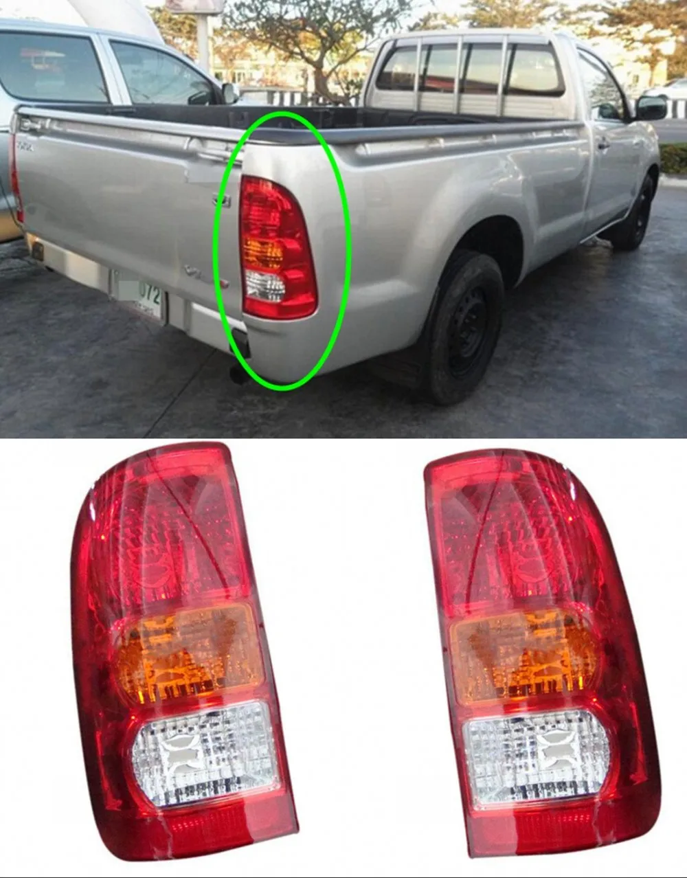 JanDeNing 2 pieces Tail Light Reversing Light Rear Light Lamp for Toyota Hilux Vigo Sr5 Mk6 2005-2011
JanDeNing 2 pieces Tail Light Reversing Light Rear Light Lamp for Toyota Hilux Vigo Sr5 Mk6 2005-2011