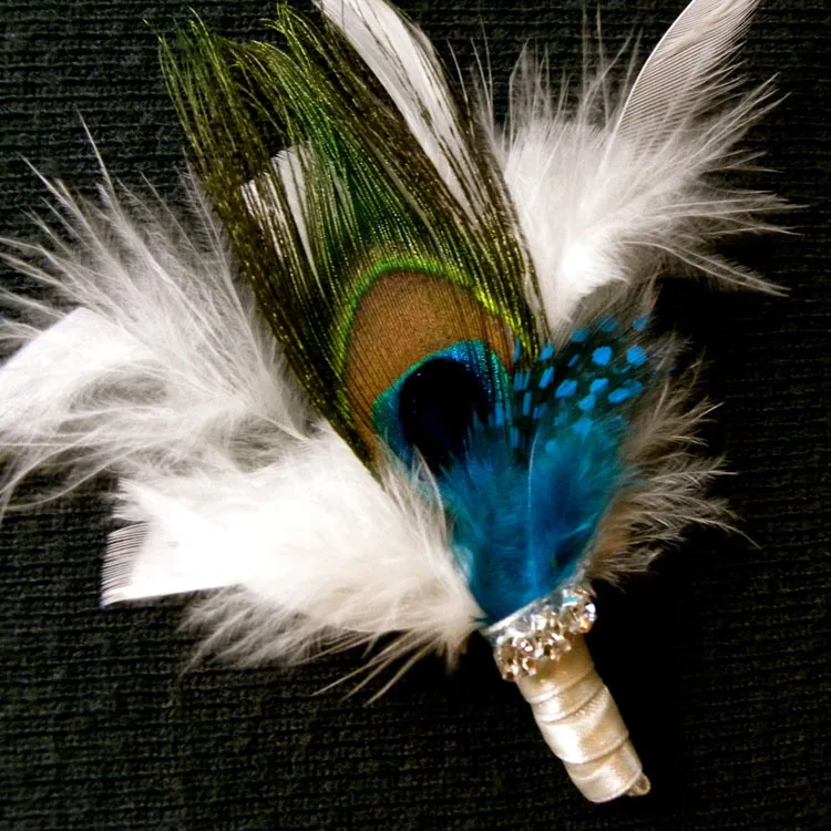 Luxury Top Quality 5Pcs/Lot Hand Made Groom Groomsman Corsage Peacock feather Wedding Best Man Boutonniere Man Suit Pin Brooch
Luxury Top Quality 5Pcs/Lot Hand Made Groom Groomsman Corsage Peacock feather Wedding Best Man Boutonniere Man Suit Pin Brooch
