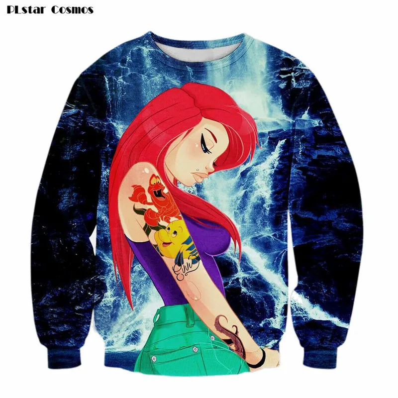 2017 Fashion women 3D print sweatshirt Cartoon Princess Ladies Hoodie Casual Sweats Top Pullover Dropship Plus size 5XL
2017 Fashion women 3D print sweatshirt Cartoon Princess Ladies Hoodie Casual Sweats Top Pullover Dropship Plus size 5XL
