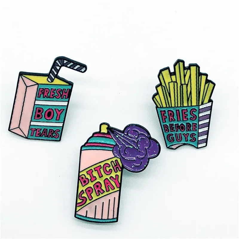 Lote Bruja Brew Broche Insignia pin de café cremoso