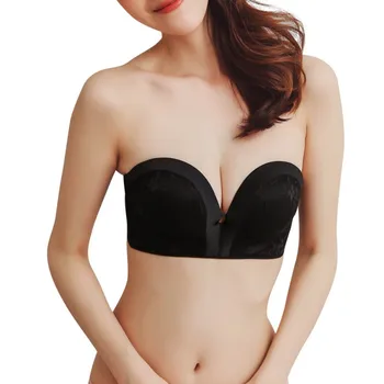 Invisible Bra Women Sexy Embroidery Push Up Strapless Women's Lingerie 2018 3/4 Cup Comfortable Seamless Bra with Strape
Invisible Bra Women Sexy Embroidery Push Up Strapless Women's Lingerie 2018 3/4 Cup Comfortable Seamless Bra with Strape