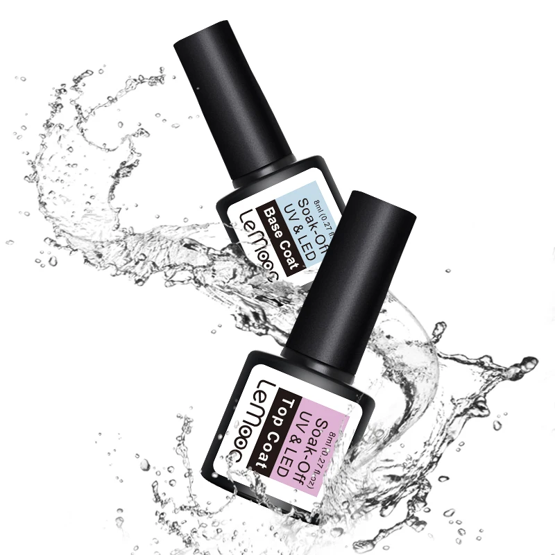 LEMOOC 8ml Base and Top Coat Gel Nail Polish Transparent Soak Off Nail Gel Foundation For UV Primer Nail Art Gel Varnish Lacquer
LEMOOC 8ml Base and Top Coat Gel Nail Polish Transparent Soak Off Nail Gel Foundation For UV Primer Nail Art Gel Varnish Lacquer