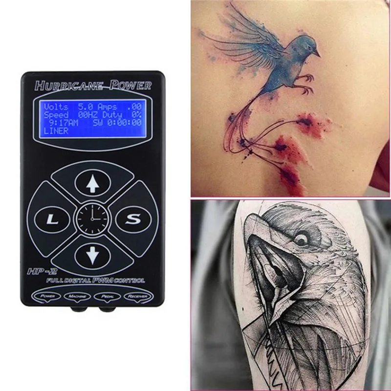 Tattoo Power Supply Upgrade HP-2 Intelligent Full Digital PWM Control Tattoo Machine LCD Display Makeup Dual Tattoo Supplies Set
Tattoo Power Supply Upgrade HP-2 Intelligent Full Digital PWM Control Tattoo Machine LCD Display Makeup Dual Tattoo Supplies Set