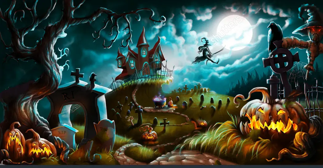castle Halloween Night Mystery Graveyard backdrop Vinyl cloth High quality Computer print wall background
castle Halloween Night Mystery Graveyard backdrop Vinyl cloth High quality Computer print wall background