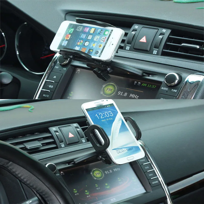 2019 New Universal Square Kit Cd Port Navigation Car Car Phone Holder Mobile Phone 360 Degree Rotating Mobile Phone GPS Bracket
2019 New Universal Square Kit Cd Port Navigation Car Car Phone Holder Mobile Phone 360 Degree Rotating Mobile Phone GPS Bracket