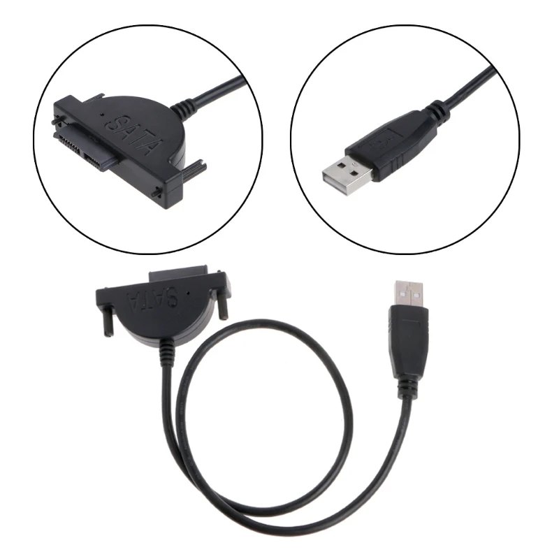 BGEKTOTH External USB To SATA 13Pin(7+6) Laptop DVD CD ROM Optical Drive Adapter Cable
BGEKTOTH External USB To SATA 13Pin(7+6) Laptop DVD CD ROM Optical Drive Adapter Cable