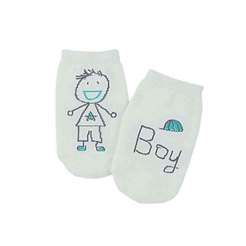 2-4 years old Boys and Girls Baby Floor Socks Cotton Cartoon Pattern with Anti-slip Glue Points Safe Comfortable | Мать и ребенок