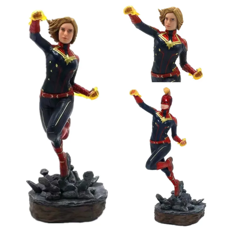 24cm Avengers Endgame 4 Captain Marvel Infinity War Superhero Statue Carol Danvers PVC Action Figure Collection Toys Gift
24cm Avengers Endgame 4 Captain Marvel Infinity War Superhero Statue Carol Danvers PVC Action Figure Collection Toys Gift