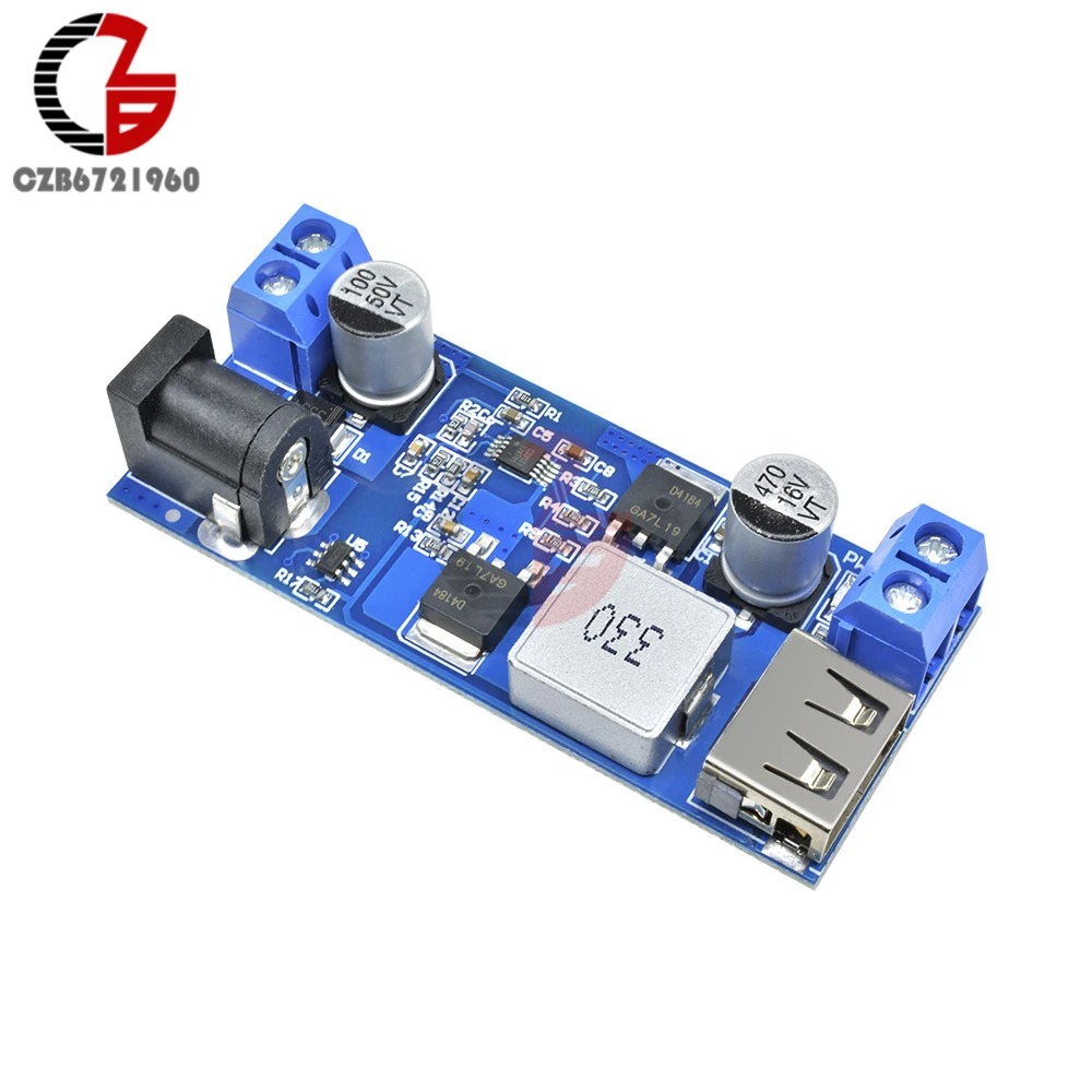 Fast Charge DC-DC Step Down Power Transformer Supply 9-36V to 5V Buck Converter DC USB for IOS Android Mobile Power 12V
Fast Charge DC-DC Step Down Power Transformer Supply 9-36V to 5V Buck Converter DC USB for IOS Android Mobile Power 12V
