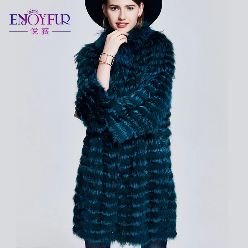 ENJOYFUR Real Fox Fur Coat Double-Faced Fashion Slim Coat With Fur Autumn Winter Fur Coat For Women Genuine Leather Fur Coats
ENJOYFUR Real Fox Fur Coat Double-Faced Fashion Slim Coat With Fur Autumn Winter Fur Coat For Women Genuine Leather Fur Coats