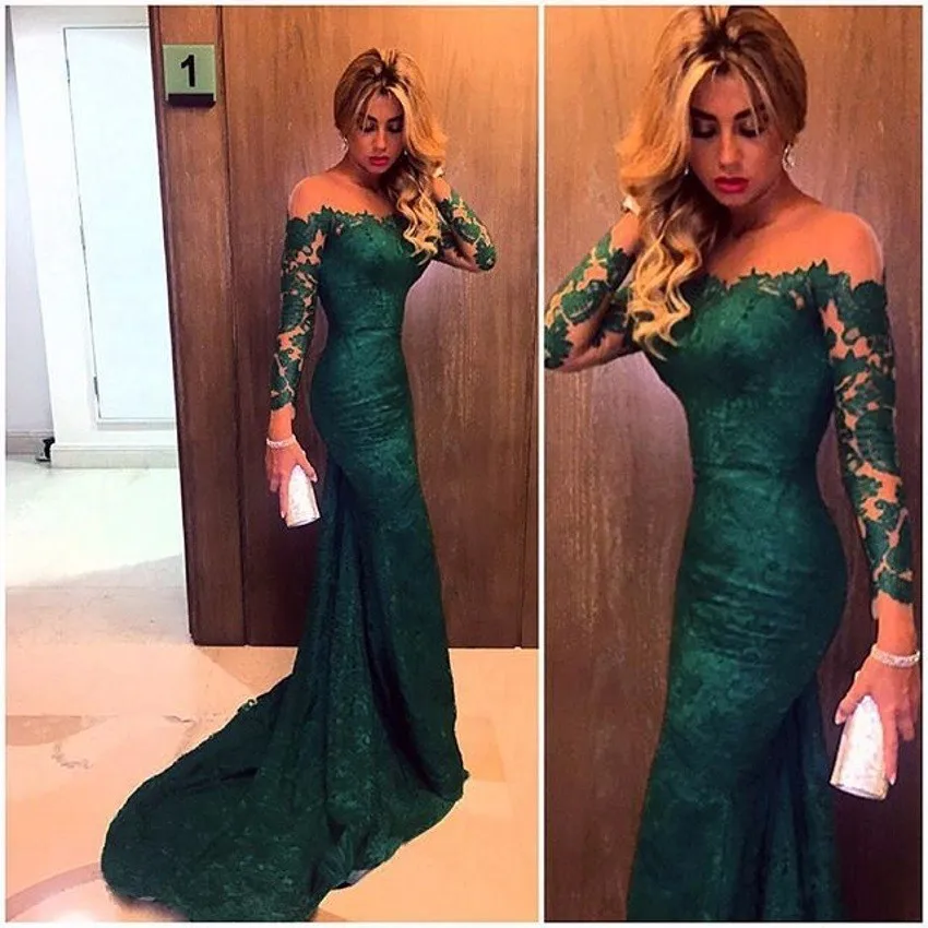 2019 Dark Green mermaid Lace prom dresses Custom made vestidod e festa long sleeves Bridesmaid Dress
2019 Dark Green mermaid Lace prom dresses Custom made vestidod e festa long sleeves Bridesmaid Dress