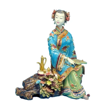 Chinese Beauty Statue of Antique Imitation Sculpture Collectible Handmade Porcelain Arts Ceramics Figure Figurine for Christmas
Chinese Beauty Statue of Antique Imitation Sculpture Collectible Handmade Porcelain Arts Ceramics Figure Figurine for Christmas