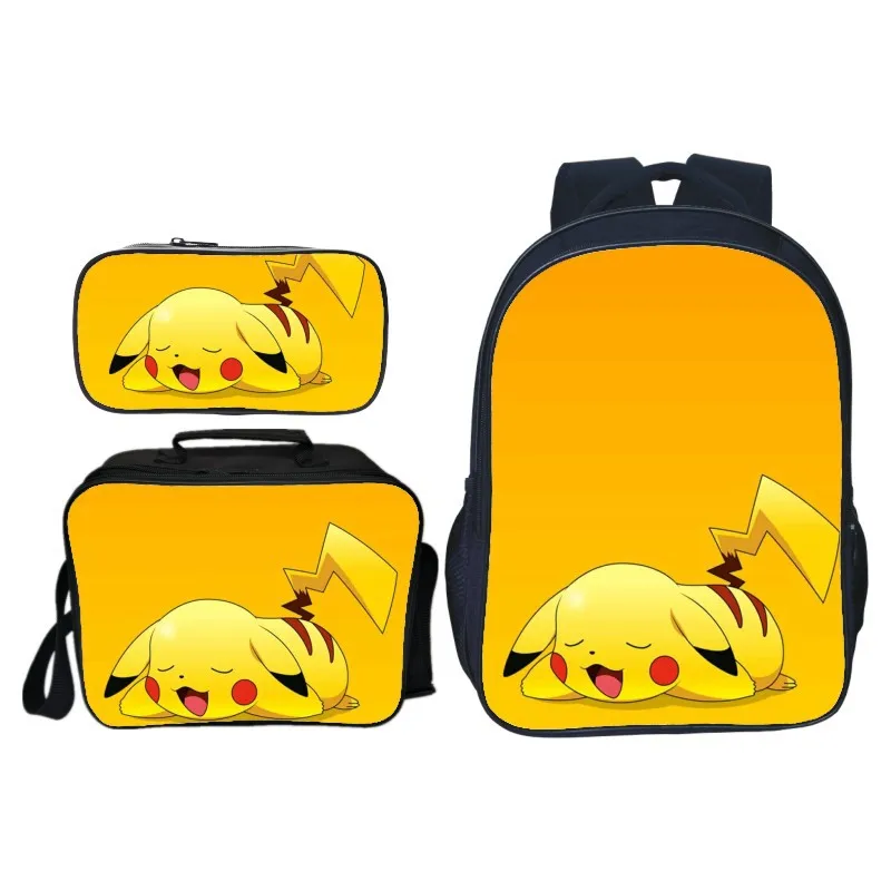 3Pcs/Set Cute Pikachu Backpacks Set For Kids Baby Pokemon School Bags Children Backpacks For Boys Girls Bookbag School Gifts
3Pcs/Set Cute Pikachu Backpacks Set For Kids Baby Pokemon School Bags Children Backpacks For Boys Girls Bookbag School Gifts