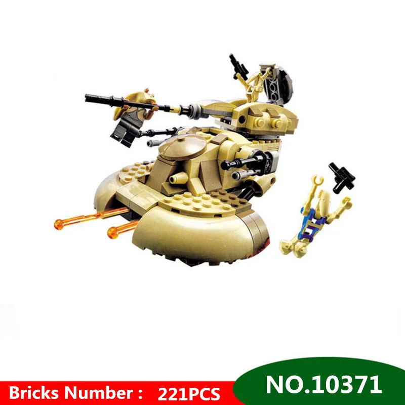 221pcs Diy Star Wars Rogue One AAT Building Block Set Jar Binks Battle Droid Compatible With L Brand 75029 Kids Toys Gift
221pcs Diy Star Wars Rogue One AAT Building Block Set Jar Binks Battle Droid Compatible With L Brand 75029 Kids Toys Gift