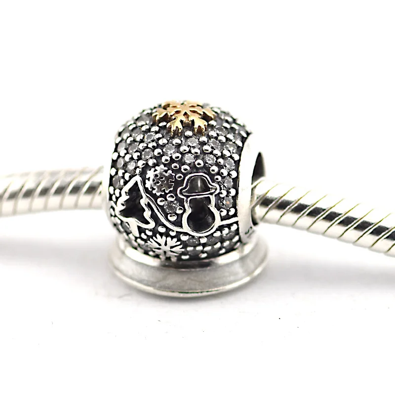 100% 925 Sterling Silver Black Friday Charms 14K Real Gold Snowflake Beads for Jewelry Making Fit Bracelets Diy PF328K
100% 925 Sterling Silver Black Friday Charms 14K Real Gold Snowflake Beads for Jewelry Making Fit Bracelets Diy PF328K