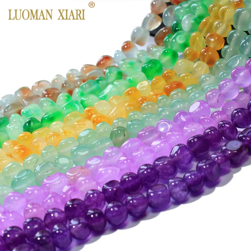 New Irregular Shape 7-10 mm Dyed Color Natural Stone Beads For Jewelry Making DIY Bracelet Necklace Material Strand 84 cm
New Irregular Shape 7-10 mm Dyed Color Natural Stone Beads For Jewelry Making DIY Bracelet Necklace Material Strand 84 cm