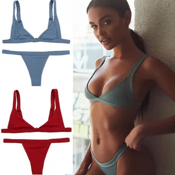 Swimwear Women micro bikini 2020 mujer Swimsuit Women swimming suit Bikinis Set Vintage Beach biquinis feminino
Swimwear Women micro bikini 2020 mujer Swimsuit Women swimming suit Bikinis Set Vintage Beach biquinis feminino