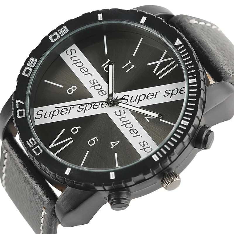 JIS Unique Men Watches Super Speed Cross Gear Dial Three Button Leather Strap Men's Quartz-watch Military Outdoor Male Monters
JIS Unique Men Watches Super Speed Cross Gear Dial Three Button Leather Strap Men's Quartz-watch Military Outdoor Male Monters