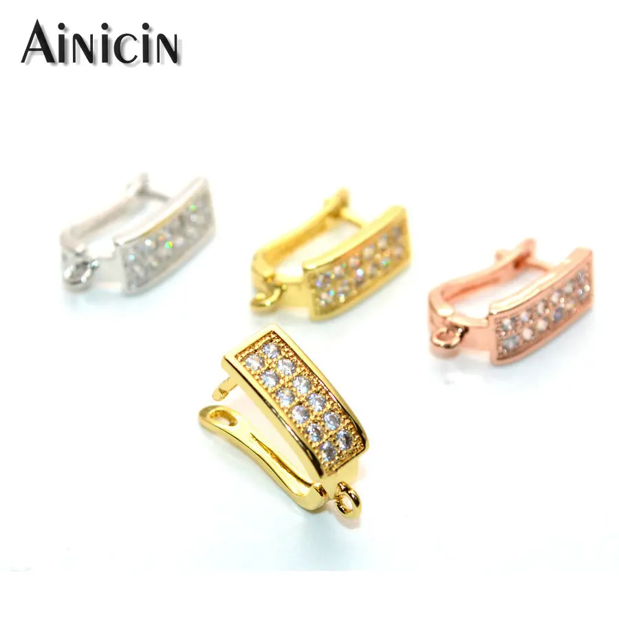 20pcs (10pairs) Double Rows Rhinestone Crystal Setting Rectangle Shape Safe Copper Earring Hook DIY Earrings Making Findings
20pcs (10pairs) Double Rows Rhinestone Crystal Setting Rectangle Shape Safe Copper Earring Hook DIY Earrings Making Findings