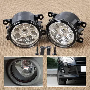 DWCX 2x 55W 9-LED Round Front Right/Left Fog Lamp DRL Daytime Running Driving Lights 4F9Z-15200-AA for Ford Focus Acura Honda
DWCX 2x 55W 9-LED Round Front Right/Left Fog Lamp DRL Daytime Running Driving Lights 4F9Z-15200-AA for Ford Focus Acura Honda
