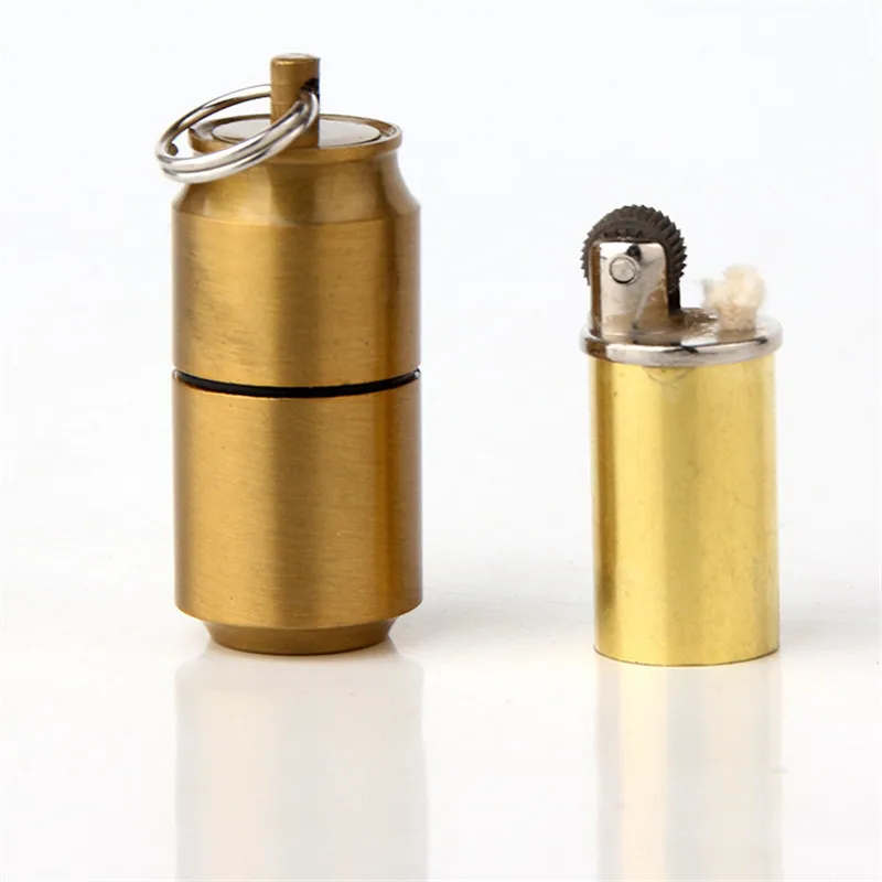 Mini Compact Kerosene Lighter Capsule Kerosene Inflated Cans Key Chain Lighter Grinding Wheel Lighter Outdoor Tools
Mini Compact Kerosene Lighter Capsule Kerosene Inflated Cans Key Chain Lighter Grinding Wheel Lighter Outdoor Tools