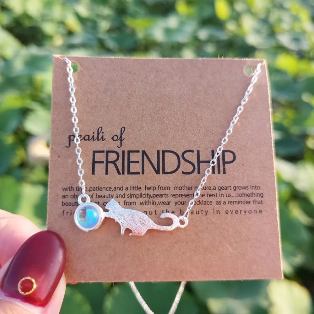 925 Sterling Silver Moon Stone Cat Necklaces &Pendants For Women Girl Wedding Choker Collar Christmas Jewellery dz040
925 Sterling Silver Moon Stone Cat Necklaces &Pendants For Women Girl Wedding Choker Collar Christmas Jewellery dz040