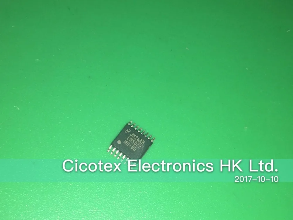 5pcs/lot LM5072MH-80 LM5072MHX-80 5072 TSSOP-16 IC PWR OVER ETHRNET 100V 16TSSOP MH-80
5pcs/lot LM5072MH-80 LM5072MHX-80 5072 TSSOP-16 IC PWR OVER ETHRNET 100V 16TSSOP MH-80