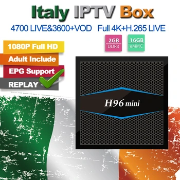 H96 Mini Andriod TV Box 6/12 Month 4800+ Live TV IPTV M3U Enigam IPTV Italy MEDIASET PREMIUM German French Spain Turkey CA UK 
H96 Mini Andriod TV Box 6/12 Month 4800+ Live TV IPTV M3U Enigam IPTV Italy MEDIASET PREMIUM German French Spain Turkey CA UK