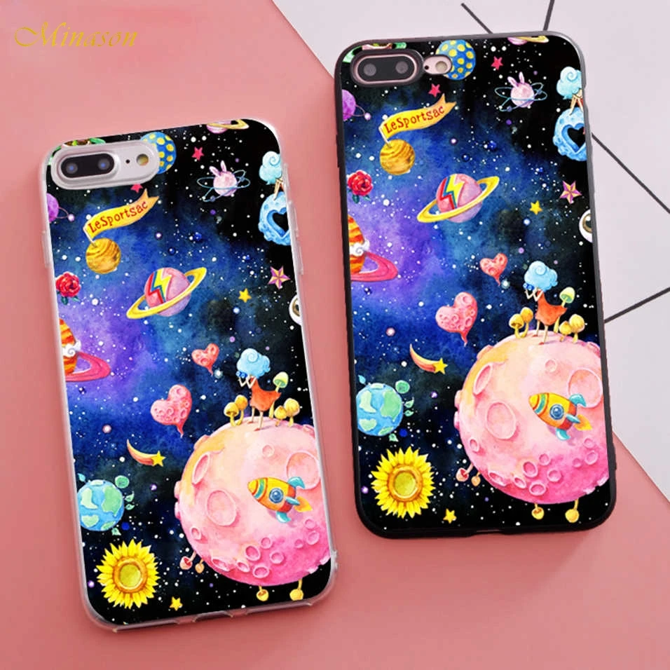 Minason Coque Funny Starry Space Moon Astronaut Planet Star Fitted Phone Case for iPhone X 5S XR XS Max SE 6 S 6s 7 8 Plus Cover
Minason Coque Funny Starry Space Moon Astronaut Planet Star Fitted Phone Case for iPhone X 5S XR XS Max SE 6 S 6s 7 8 Plus Cover