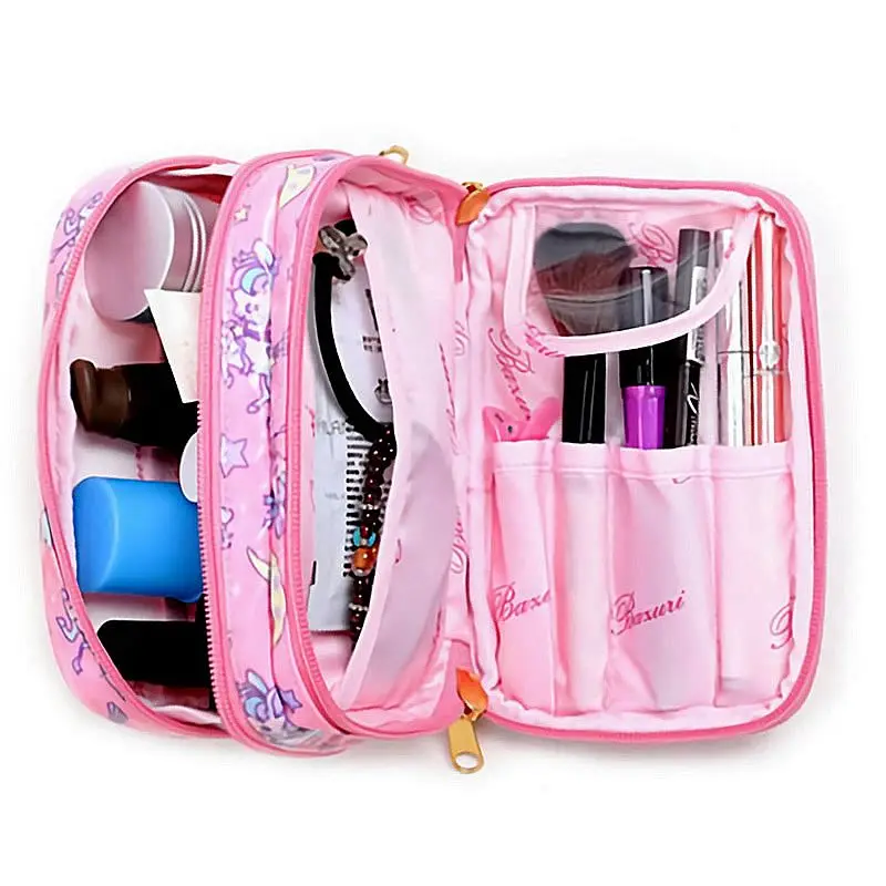 Double layer Large Capacity Zipper Makeup Box Make Up Cosmetic Bag Organizer Storage Case Pouch Toiletry Wash Beauty Kit case
Double layer Large Capacity Zipper Makeup Box Make Up Cosmetic Bag Organizer Storage Case Pouch Toiletry Wash Beauty Kit case