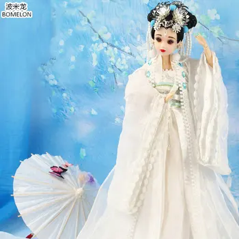 Goddess of Moon Chang E Beauty Doll Hand-made Chinese Costume 12 Jointed Bjd 1/6 Dolls Toys Girl Birthday Gifts Collection
Goddess of Moon Chang E Beauty Doll Hand-made Chinese Costume 12 Jointed Bjd 1/6 Dolls Toys Girl Birthday Gifts Collection